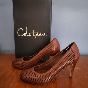 Cole Haan Women's Leather Violet Air Weave Pump Size 8